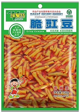 味聚特【脆豇豆】下饭菜/榨菜/酱腌菜  138g